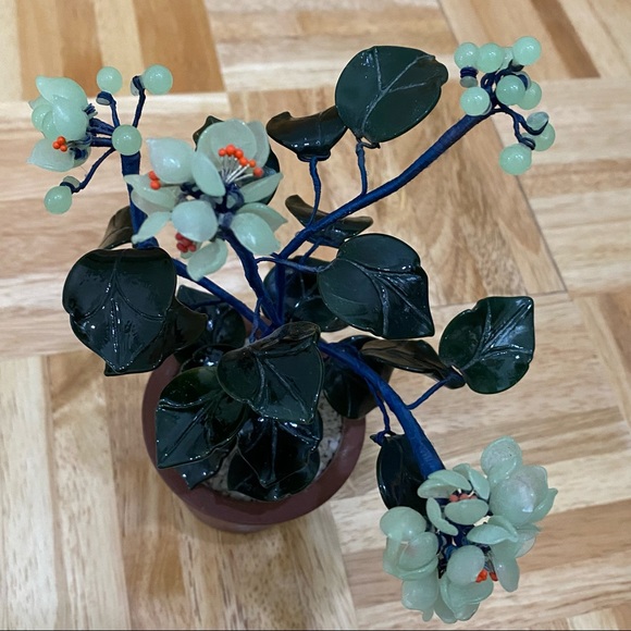 Faux Jade Ornamental Flowers Artificial Plant Home Decor - Picture 5 of 9